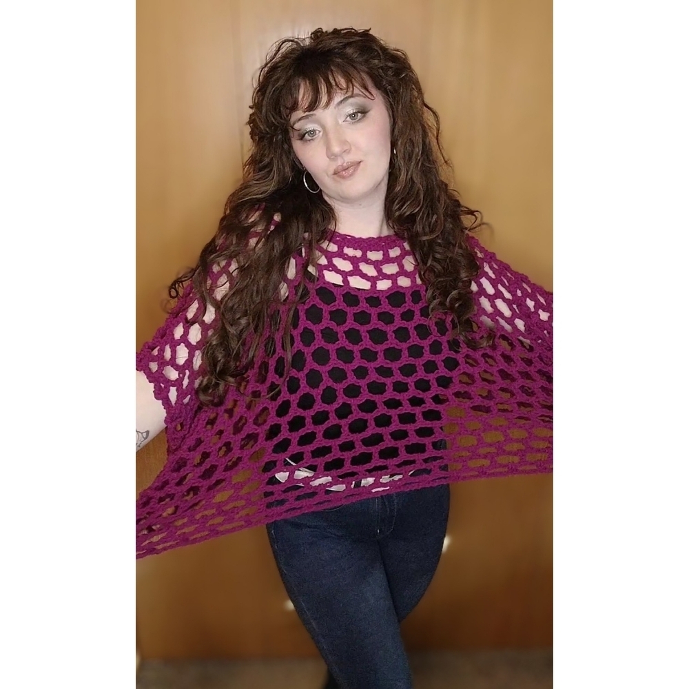 Crochet Netted Coverup